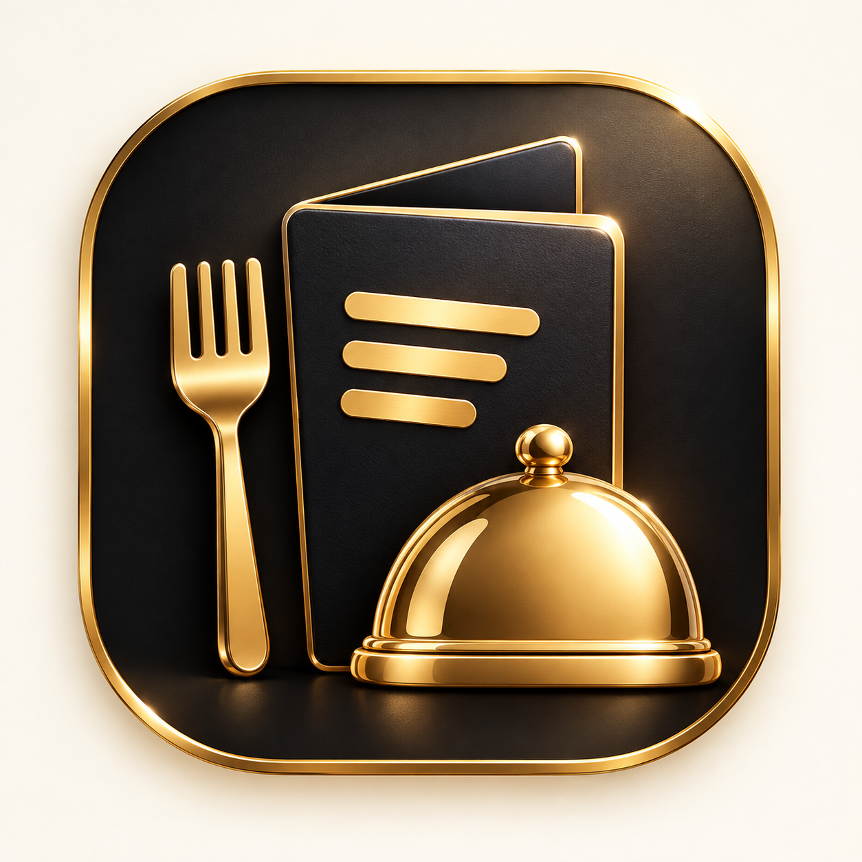 Logo de Sistema Premium para Restaurantes y Cafeterías (Menu digital, Sitio web y Punto de Venta POS y mucho más)